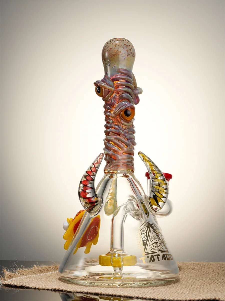 8.5" Penis Mini Cool Glass Beaker Bong3 8.5" Penis Mini Cool Glass Beaker Bong3