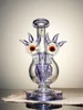 Lookah Bong 8" Mini Sparkling Red Eyes Alien Water Pipe Purple Lookah Bong 8" Mini Sparkling Red Eyes Alien Water Pipe Purple