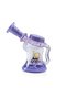 Lookah Bong 6" Mini Cute Glass Coffee Cup Water Pipe, Colors: Purple