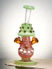 Lookah Rig 8.3" Cute Clown Mushroom Dab Rig - Green, Colors: Green, 2 image Lookah Rig 8.3" Cute Clown Mushroom Dab Rig - Green, Colors: Green, 2 image