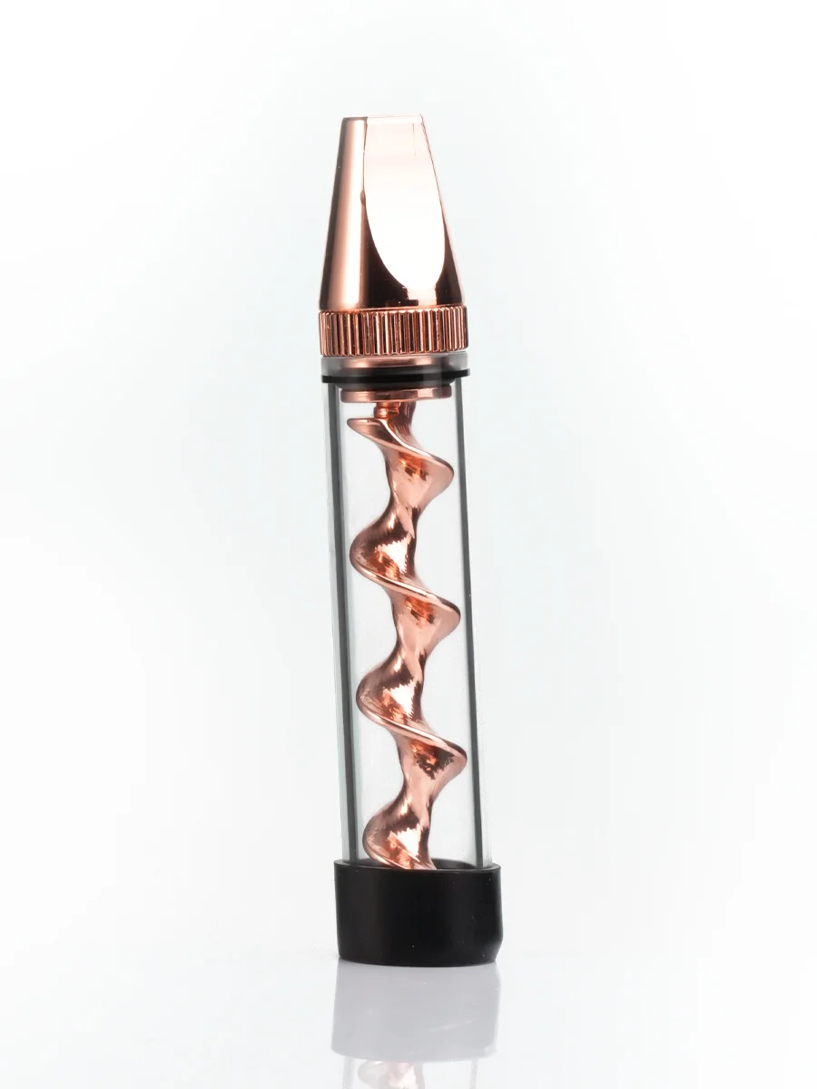 Mini2 Glass Blunt Pipe Gold Mini2 Glass Blunt Pipe Gold