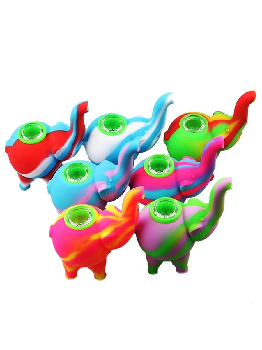 Elephant Silicone Pipe