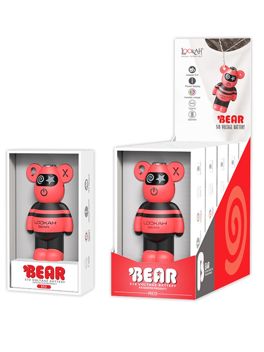 Lookah Bear Cute 510 Battery, Color: Cyan, 6 image Lookah Bear Cute 510 Battery, Color: Cyan, 6 image