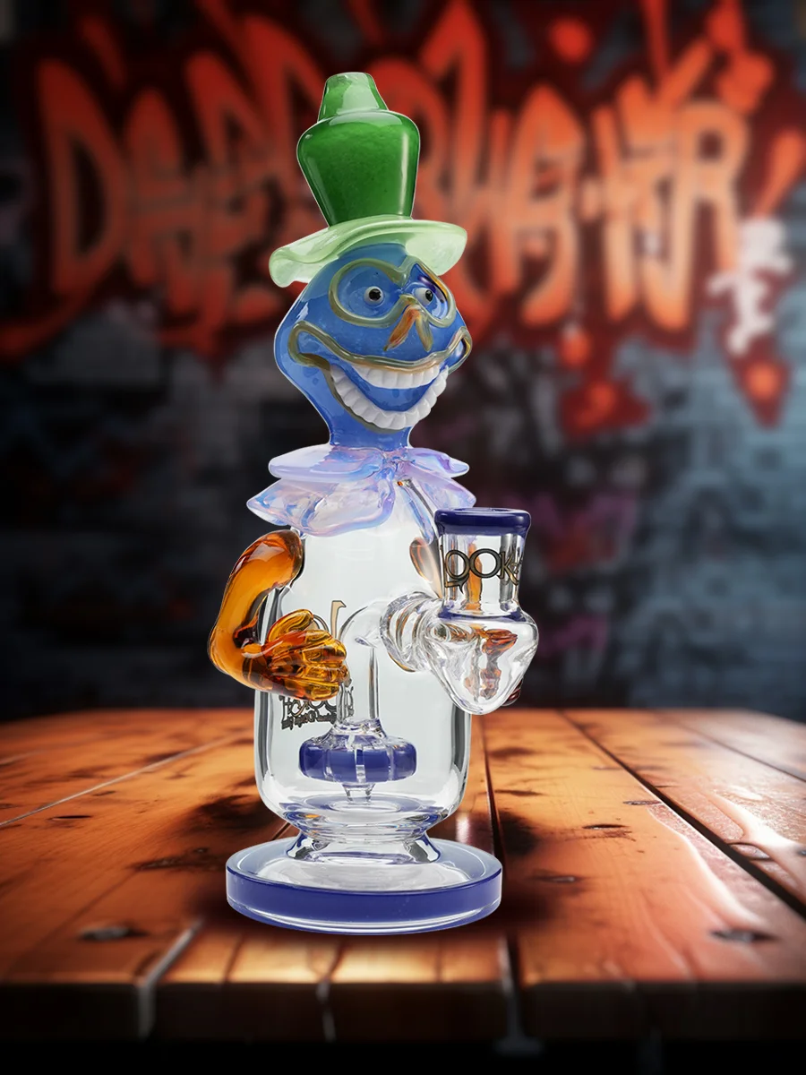9.5-inch-face-painted-clown-bong-green9.5-inch-face-painted-clown-bong-