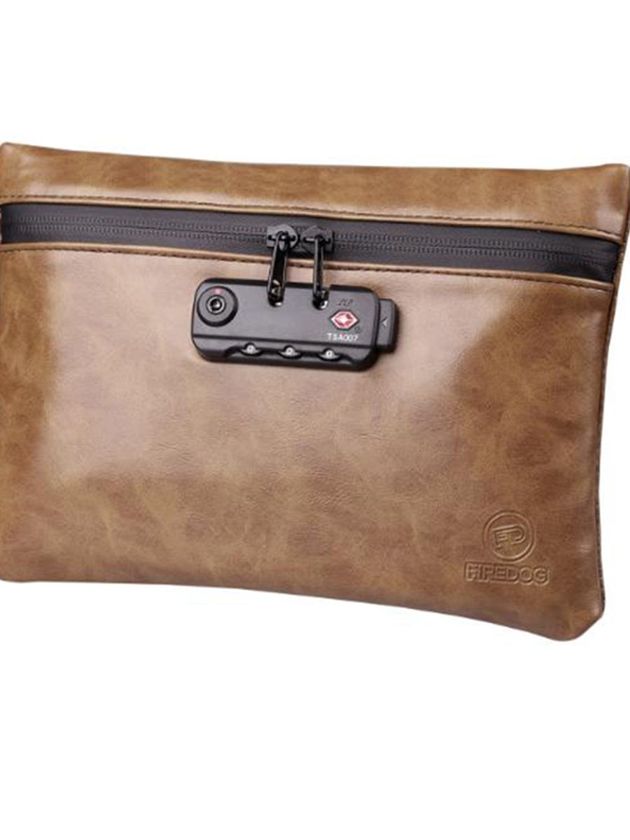 Smoker's Security Pouch Tobacco Lock Bag, Color: Purple