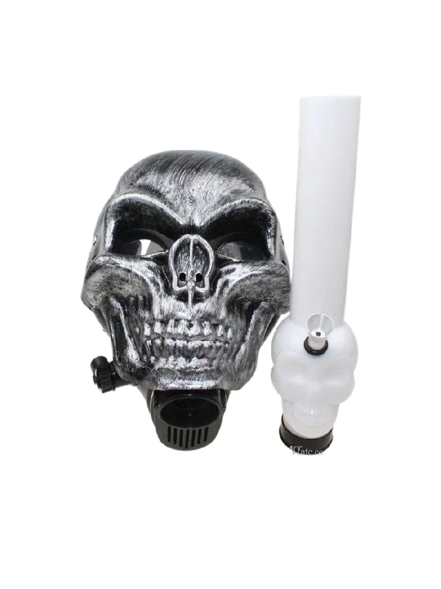 Third-Generation Skull Silicone Gas Mask Bong 3 Third-Generation Skull Silicone Gas Mask Bong 3
