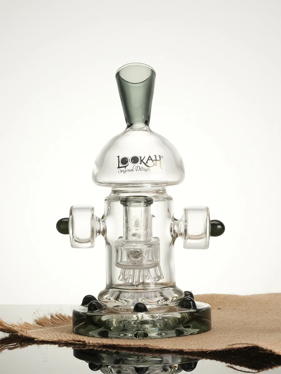 Lookah Bong 8&quot; Mini Recycler Percolator Steampunk Water Pipe