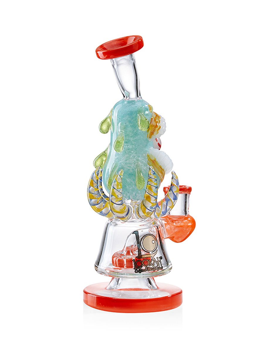 10" Horror Themed Bong, Colors: Orange, 2 image