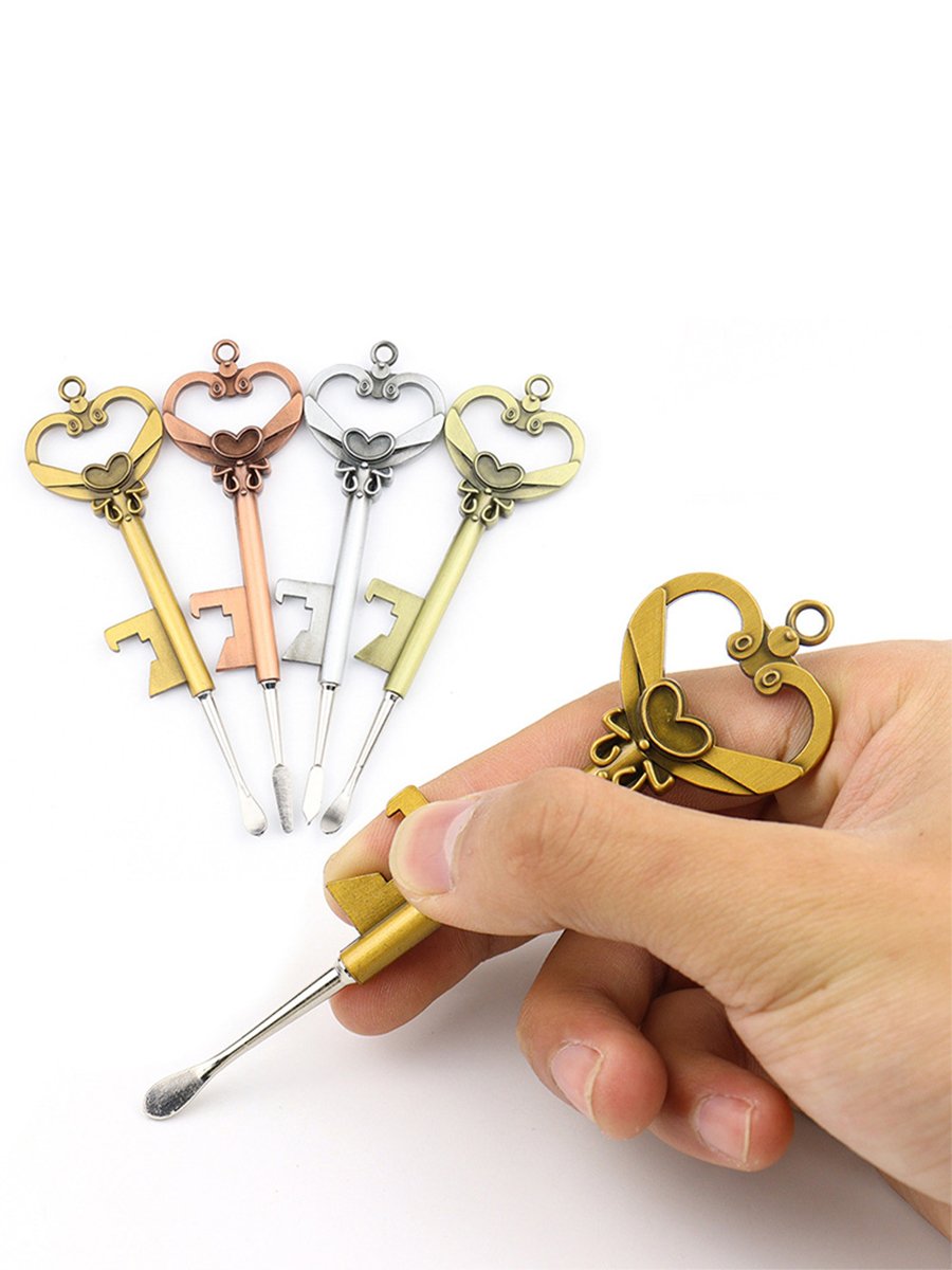 4PCS Heart-Shaped Scoop Dab Tools Usage