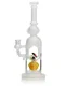 whimsical cute frosted hive snowman bong yellow