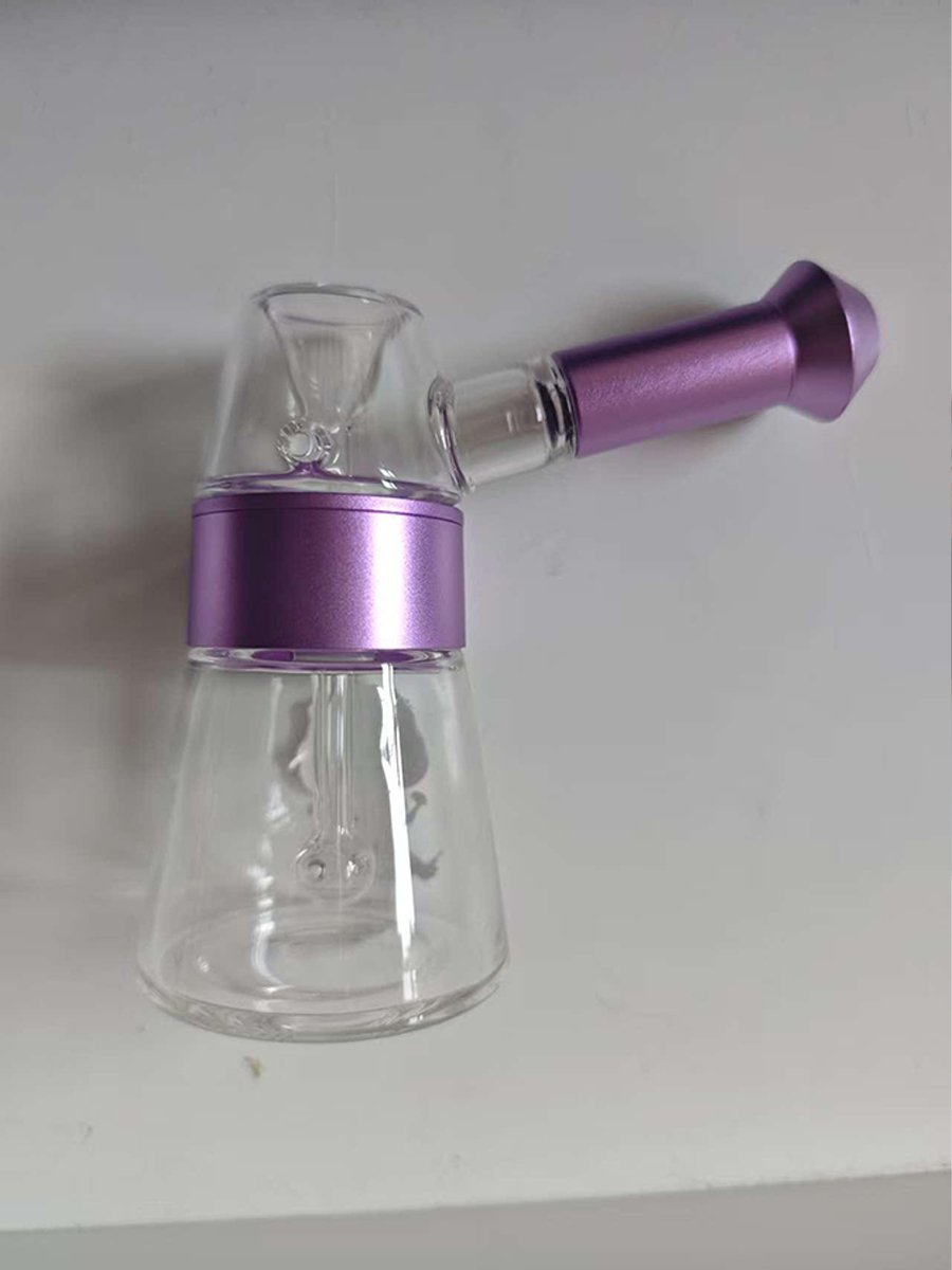 Lantern Metal and Glass Bubbler Pipe8 Lantern Metal and Glass Bubbler Pipe8