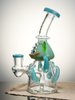 Lookah Rig 8" Mini Cute Six Eyes Clown Octopus Dab Rig, Colors: Water Blue , 13 image Lookah Rig 8" Mini Cute Six Eyes Clown Octopus Dab Rig, Colors: Water Blue , 13 image
