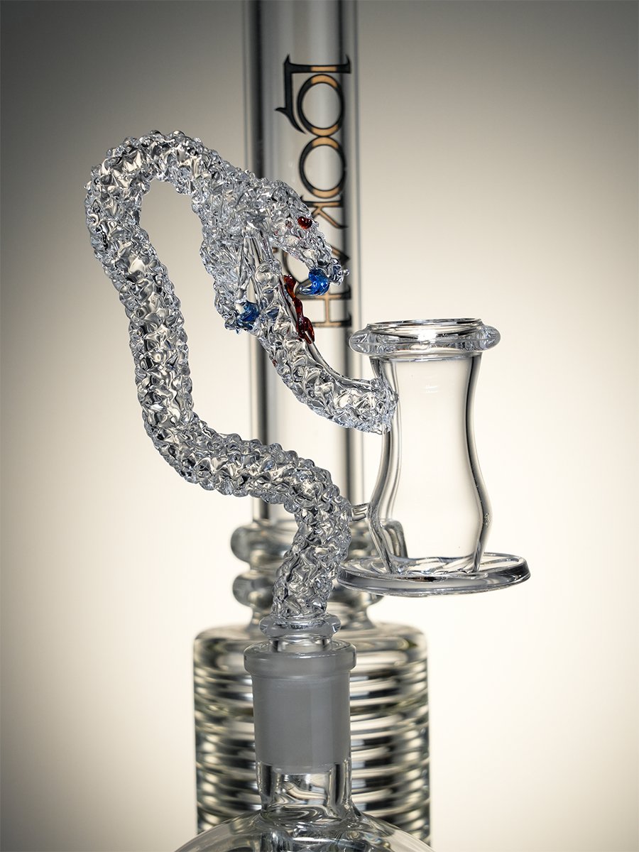14MM Snake-Shaped Terp Slurper Quartz Banger, 3 image 14MM Snake-Shaped Terp Slurper Quartz Banger, 3 image