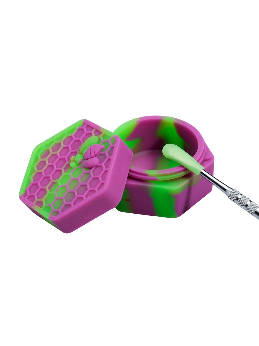 2PCS 26ML Hexagon Silicone Container, 8 image