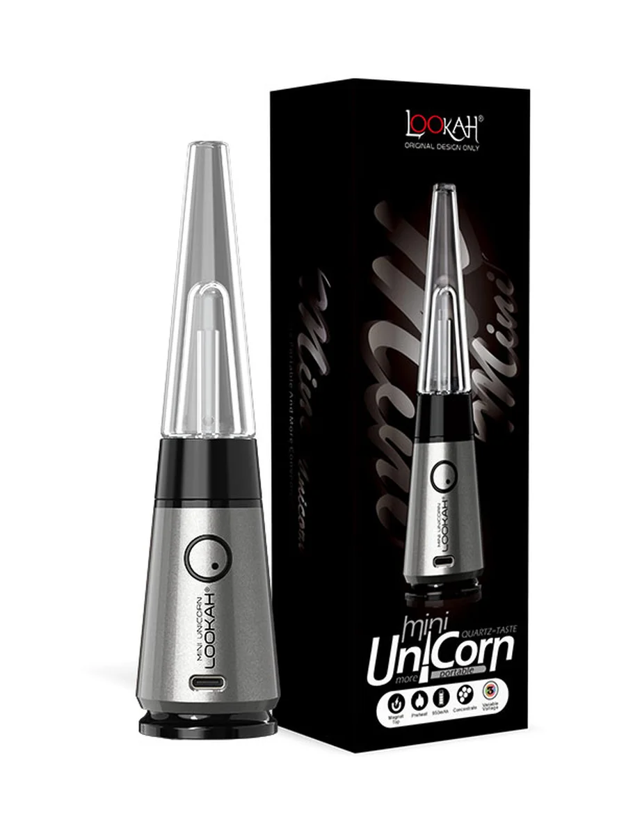 LOOKAH Unicorn Mini Electric Dab Rigs Gray LOOKAH Unicorn Mini Electric Dab Rigs Gray