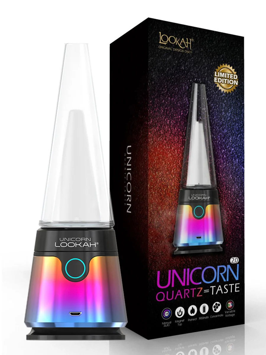 LOOKAH Unicorn 2.0 Portable E Rig Rainbow LOOKAH Unicorn 2.0 Portable E Rig Rainbow