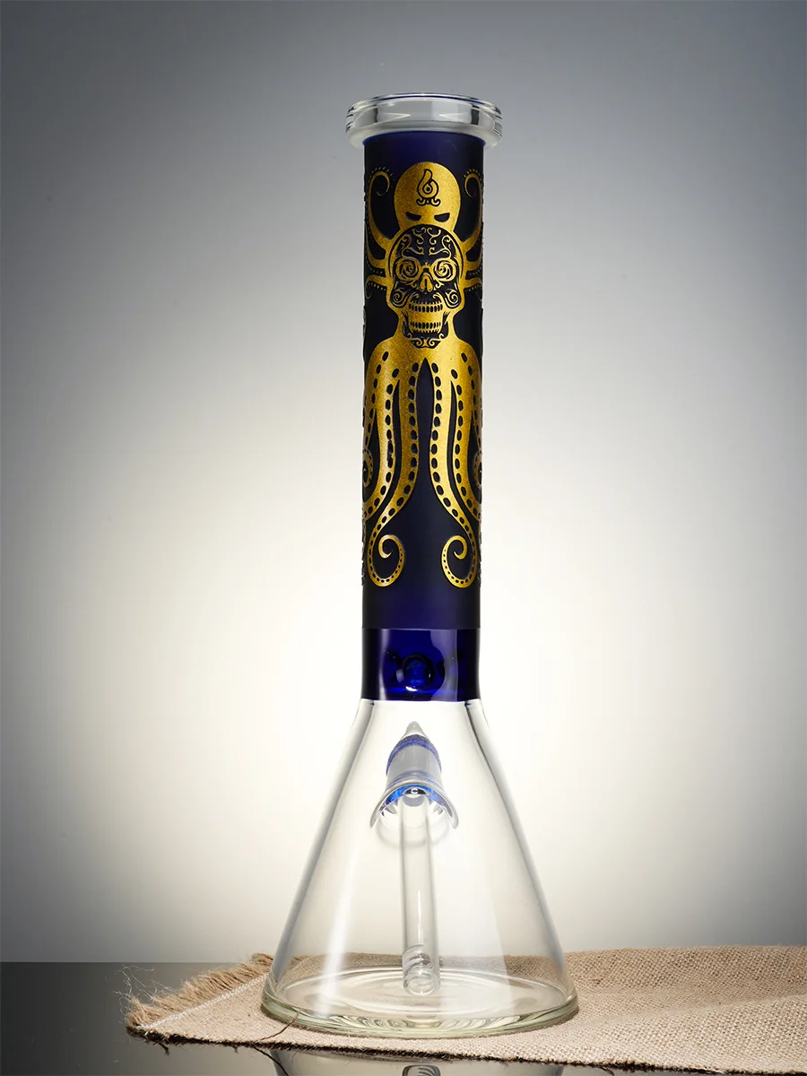 Lookah Bong 15.5" Tag Beaker Glass Water Pipe2 Lookah Bong 15.5" Tag Beaker Glass Water Pipe2