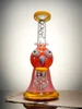 Lookah Rig 7.8" Cute Crested Head Dab Rig, Colors: Orange, 9 image Lookah Rig 7.8" Cute Crested Head Dab Rig, Colors: Orange, 9 image