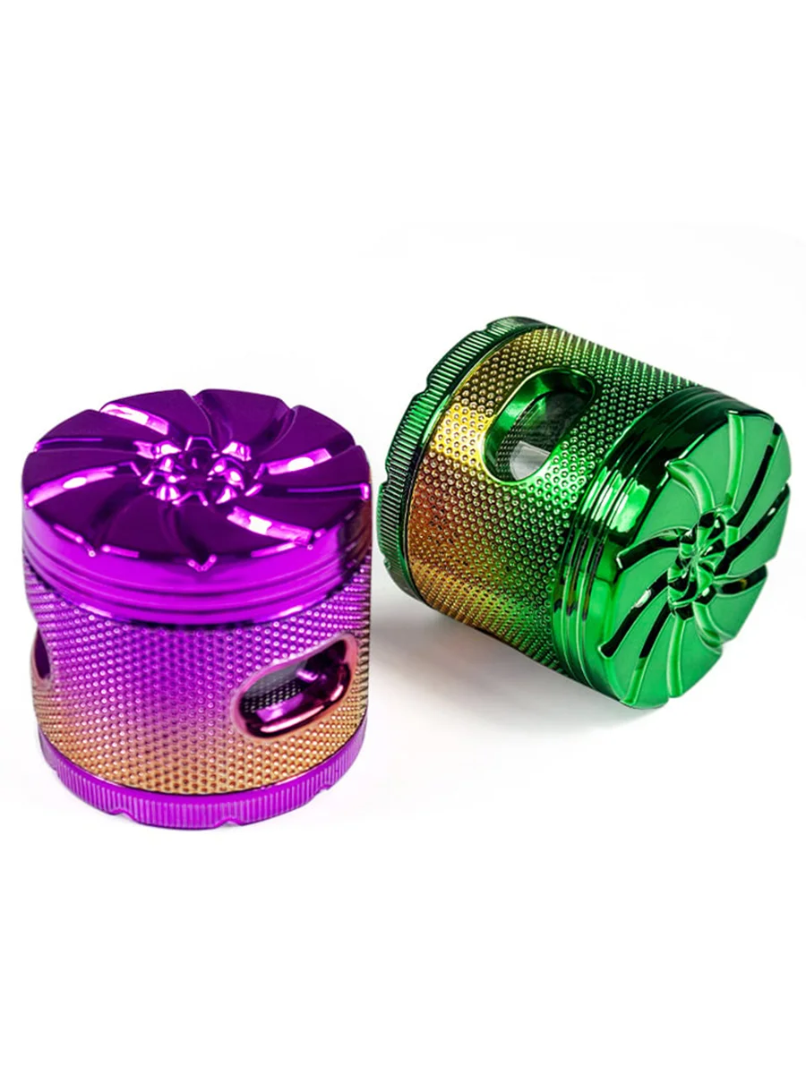 Wheel Cap Window Herb Grinder