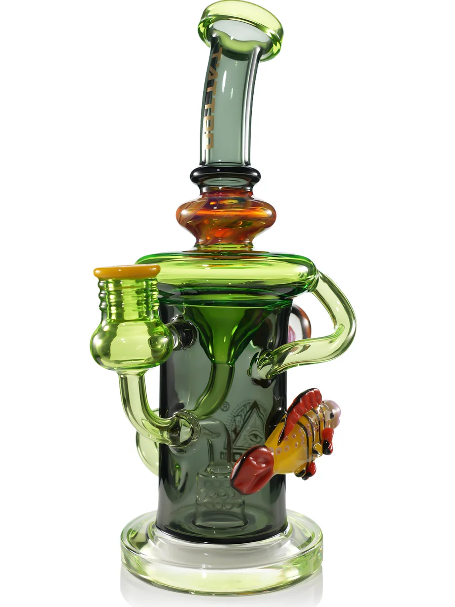 Funky Fish Recycler Dab Rig green