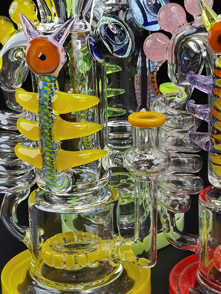 Lookah  Bong 17" Skeleton Recycler Glass Water Pipe3 Lookah  Bong 17" Skeleton Recycler Glass Water Pipe3