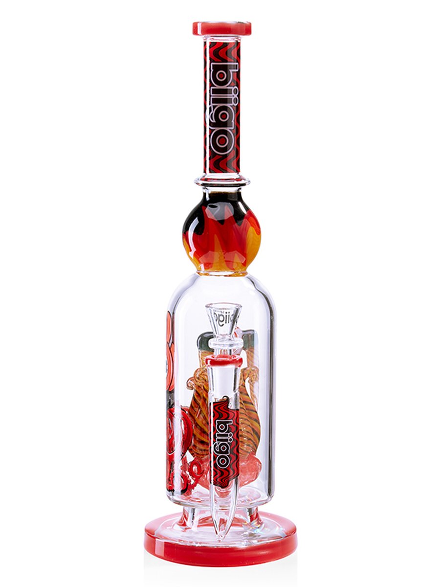 Lookah Bong 14" Cute Anime Octopus Bubble Bong Water Pipe - Red, Colors: Red, 2 image Lookah Bong 14" Cute Anime Octopus Bubble Bong Water Pipe - Red, Colors: Red, 2 image