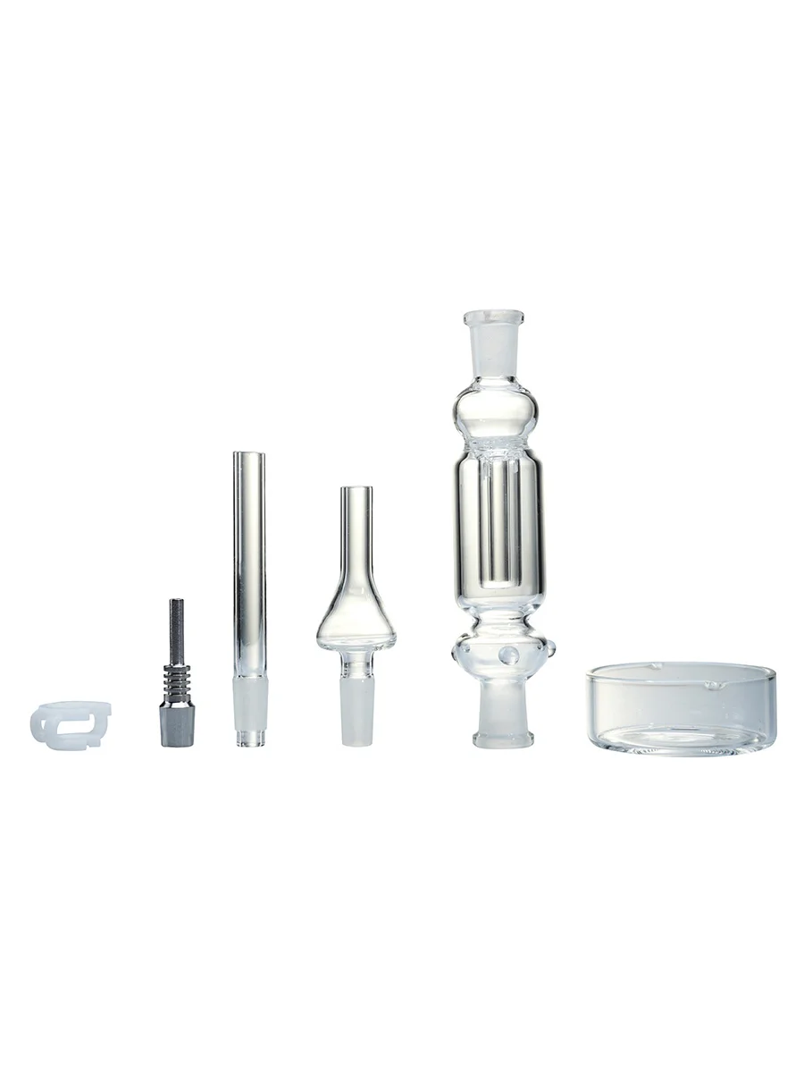 2PCS 12-inch Long Perc water Filter Glass Nectar Collector Kit, 6 image 2PCS 12-inch Long Perc water Filter Glass Nectar Collector Kit, 6 image