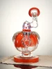 Lookah Rig 7.5" Strawberry Glass Dab Rig, Colors: Orange Lookah Rig 7.5" Strawberry Glass Dab Rig, Colors: Orange