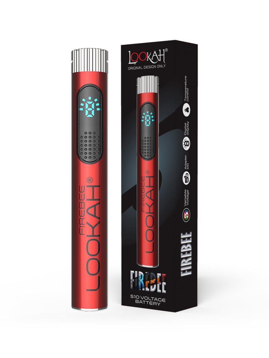 LOOKAH Firebee Slim 510 Vape Pen Battery, Color: Gray, 5 image LOOKAH Firebee Slim 510 Vape Pen Battery, Color: Gray, 5 image