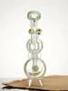 Lookah Bong 9" Cute Recycler Double Chamber Perc Water Pipe, Colors: Blue, 6 image Lookah Bong 9" Cute Recycler Double Chamber Perc Water Pipe, Colors: Blue, 6 image