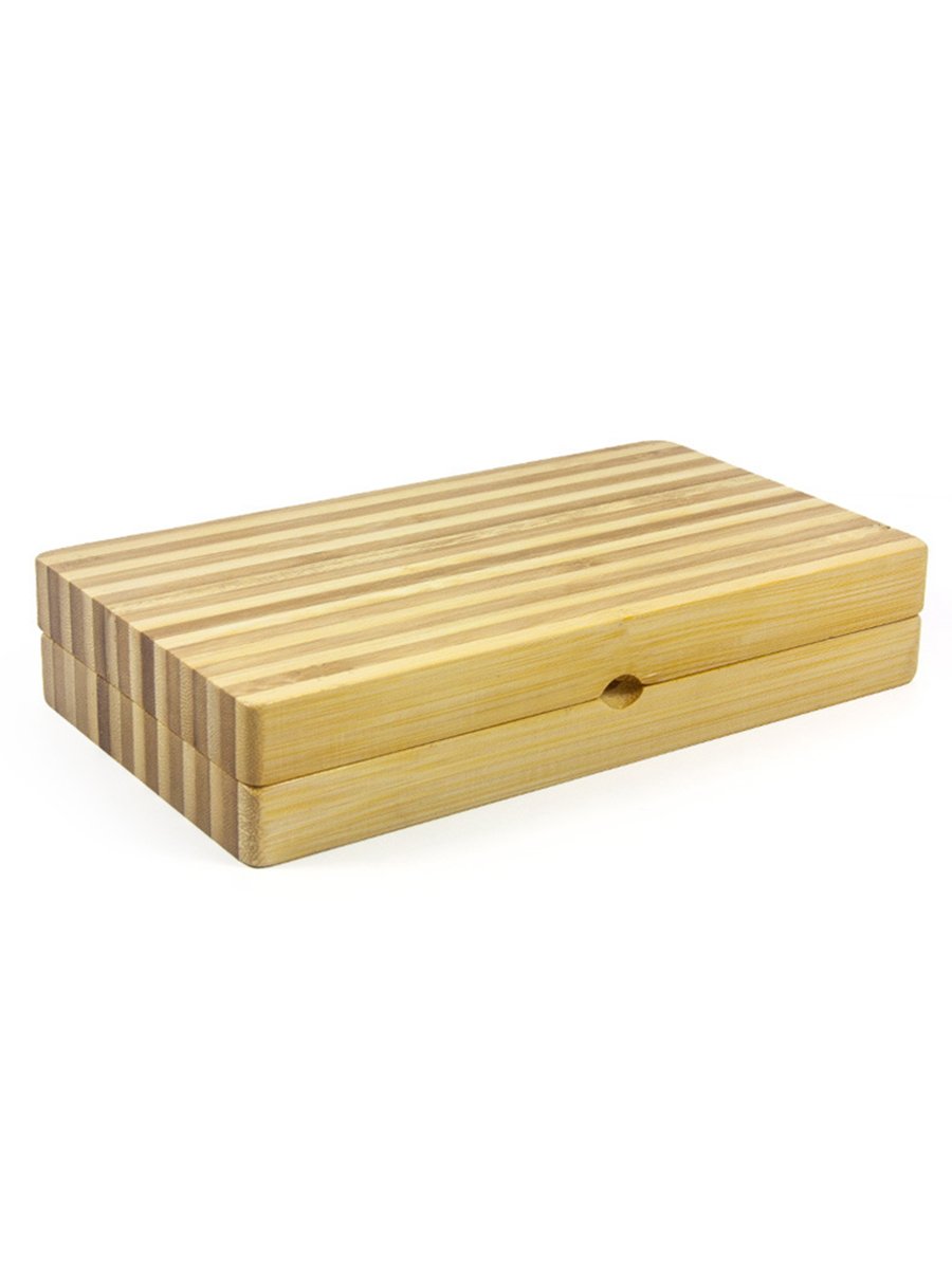 Details3 Natural Wood Double-Layer Bamboo Rolling Tray Details3 Natural Wood Double-Layer Bamboo Rolling Tray