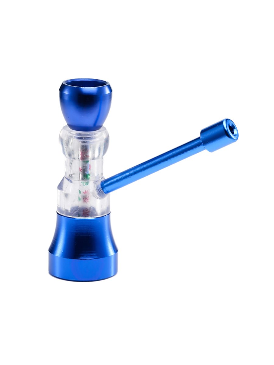 Blue Funny Hourglass Style Metal Pipe Blue Funny Hourglass Style Metal Pipe