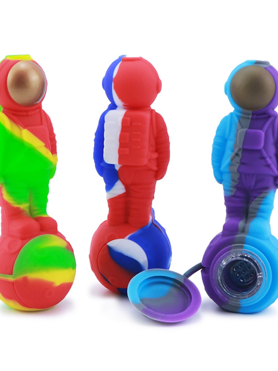 Green and Blue Astronaut Glass Pipe Green and Blue Astronaut Glass Pipe