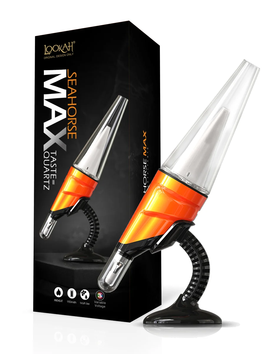 LOOKAH Seahorse Max Electirc Nectar Collector, Color: Orange LOOKAH Seahorse Max Electirc Nectar Collector, Color: Orange