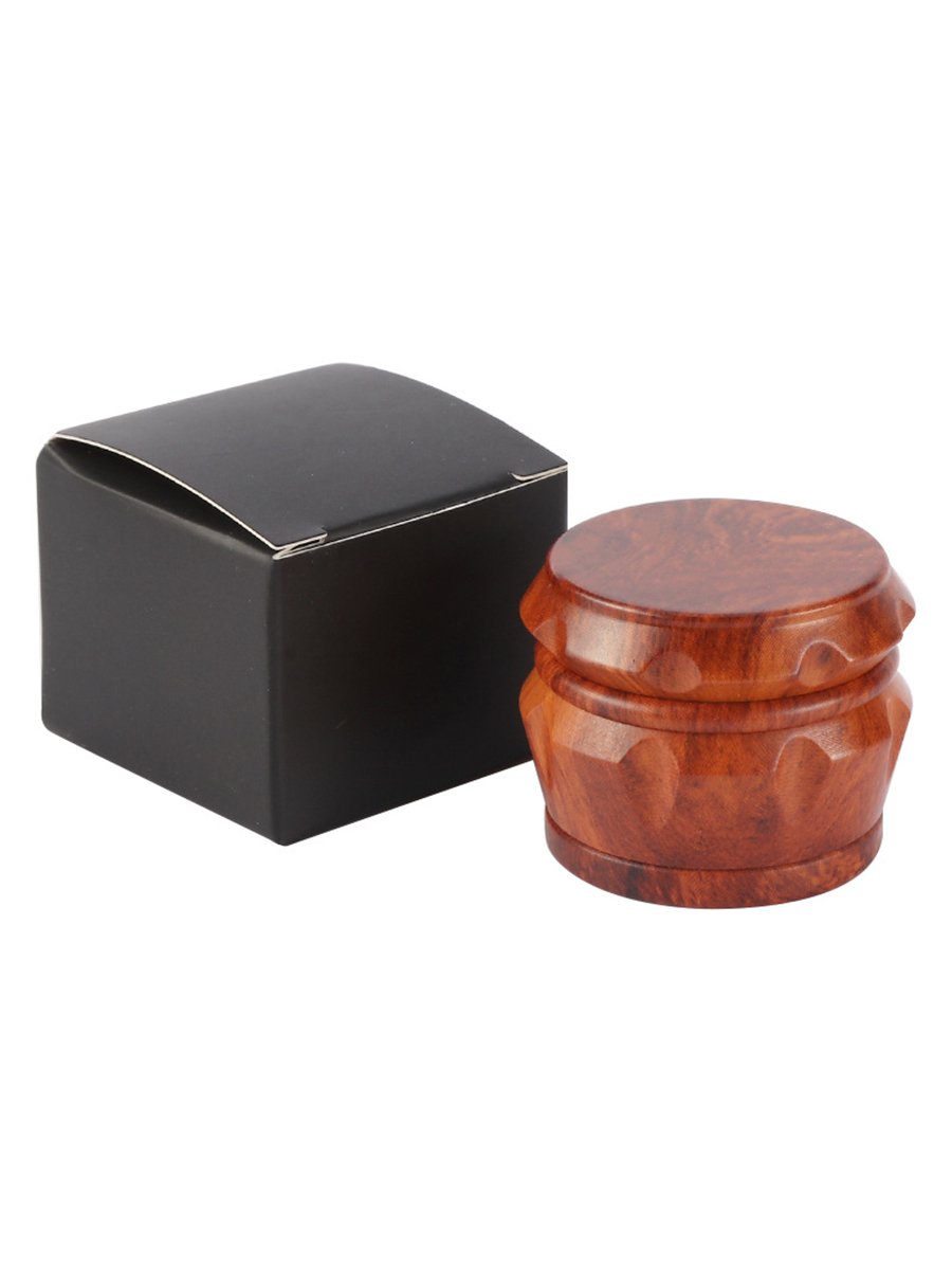 4-Plyers Wood Gumwood Two-Color Zinc Alloy Drums Herb Grinder 4-Plyers Wood Gumwood Two-Color Zinc Alloy Drums Herb Grinder