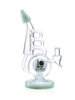 very artsy bent neck recycler bong green very artsy bent neck recycler bong green