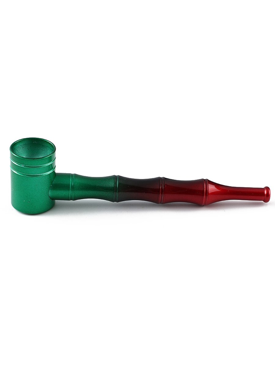 Gradient Color Bamboo Joint Metal Pipe4