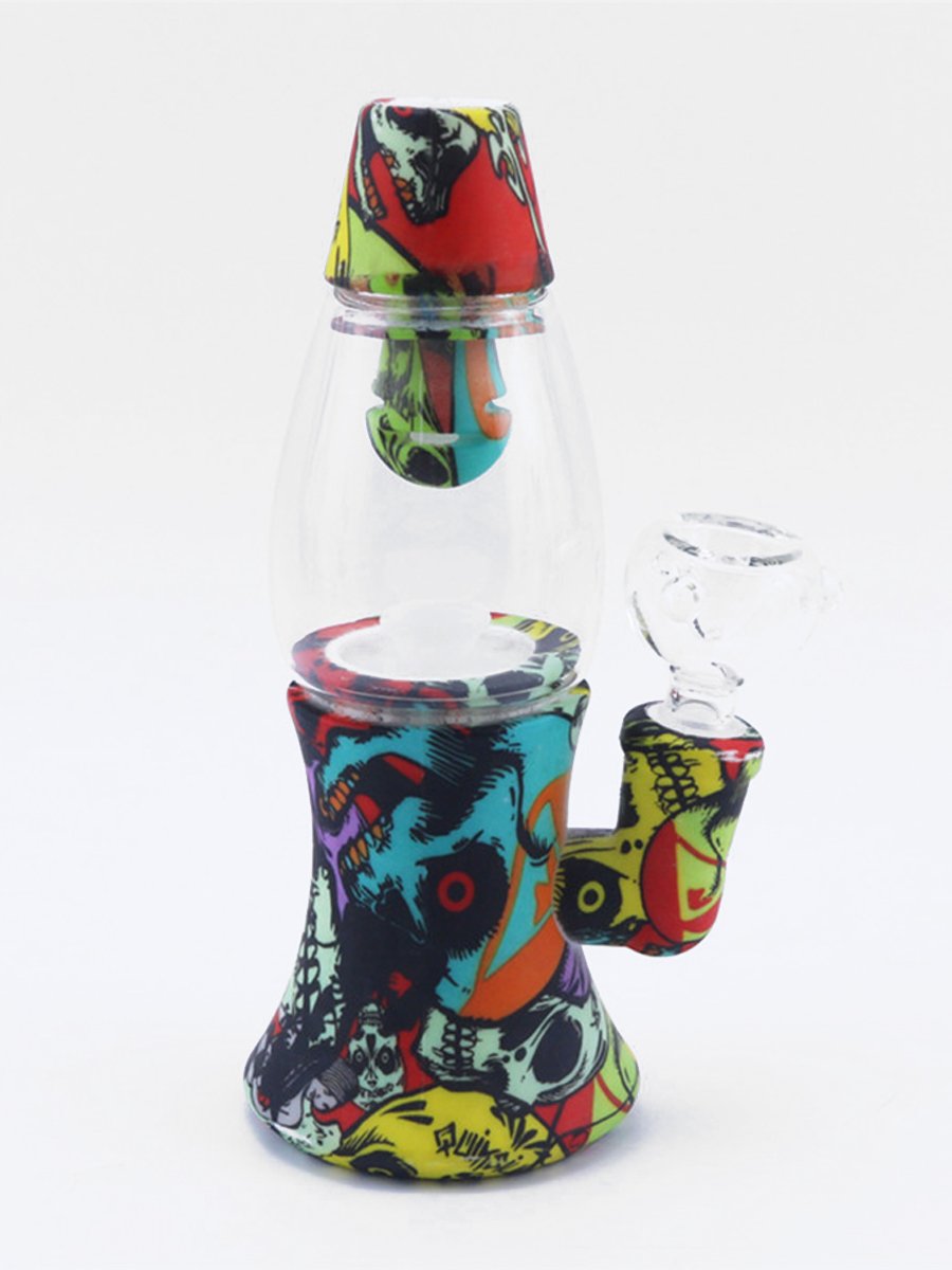 Colorful Silicone Fountain Bong8 Colorful Silicone Fountain Bong8