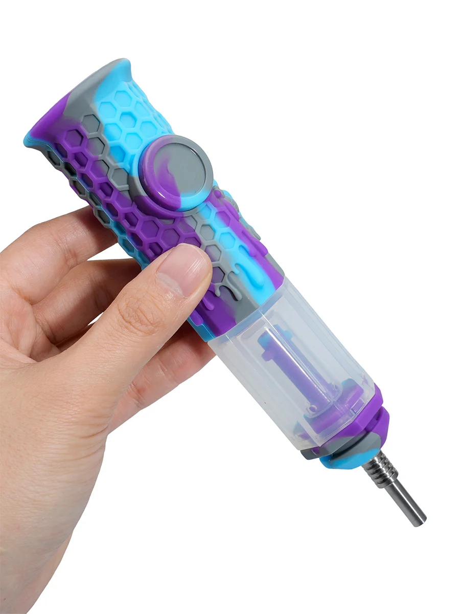Silicone Honeycomb Nectar Collector with Water Filter, 2 image