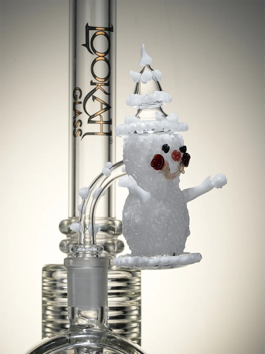 14MM Male 90° Snowman Quartz Dab Nail with Carb Cap, 5 image