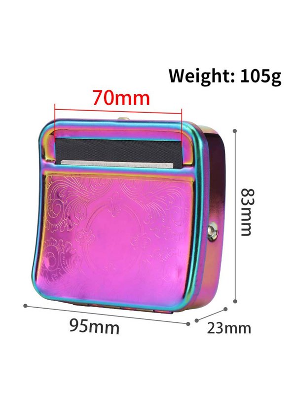 RainbowMetal Cigarette Roller Tobacco Case 70mm RainbowMetal Cigarette Roller Tobacco Case 70mm