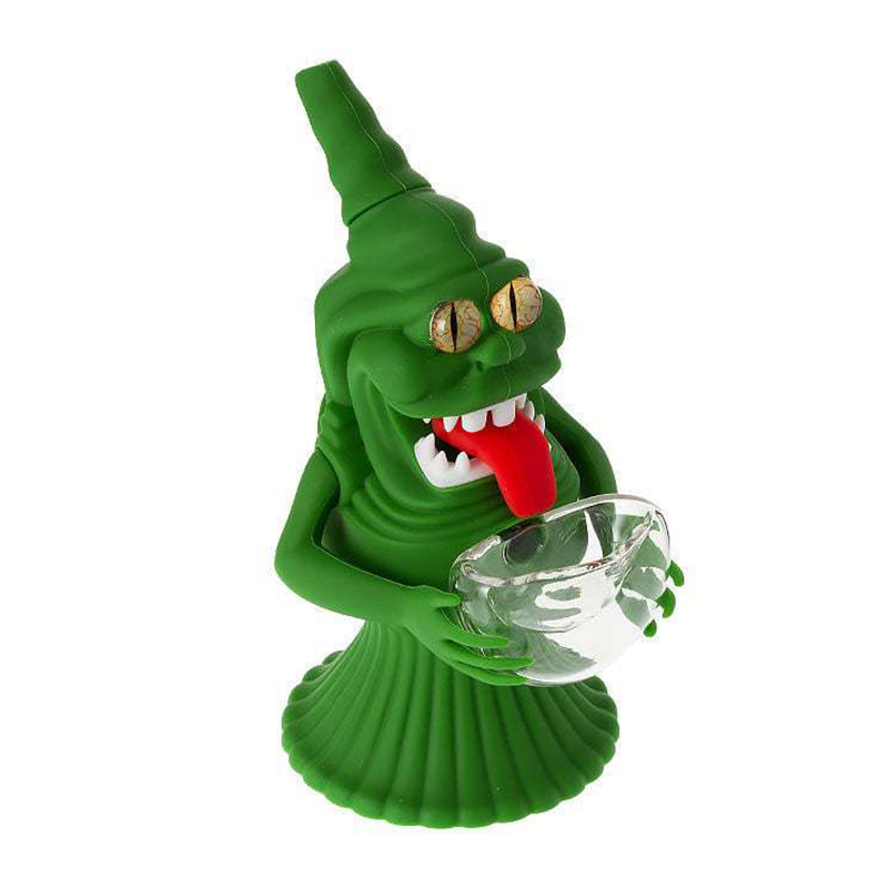 Popular Green Monster Silicone Pipe Popular Green Monster Silicone Pipe
