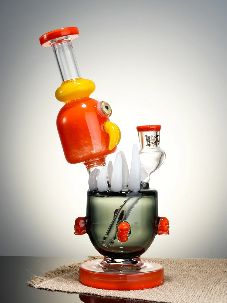 Lookah Rig 9.6" Cute Critter Octopus Dab Rig, Colors: Pink Lookah Rig 9.6" Cute Critter Octopus Dab Rig, Colors: Pink