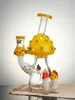 Lookah  8.5" Mini Cute Mushroom Glass Bong, Colors: Yellow, 5 image