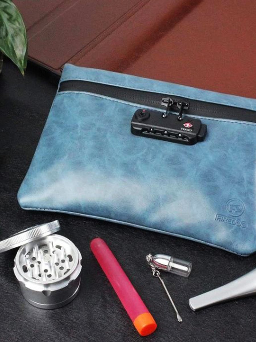Smoker&#039;s Security Pouch Tobacco Lock Bag