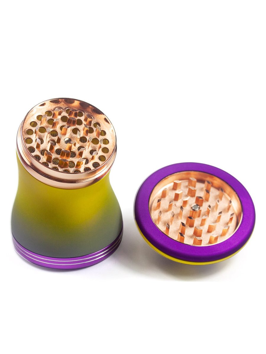 Mushroom 4 Layer Zinc Alloy Herb Grinder4