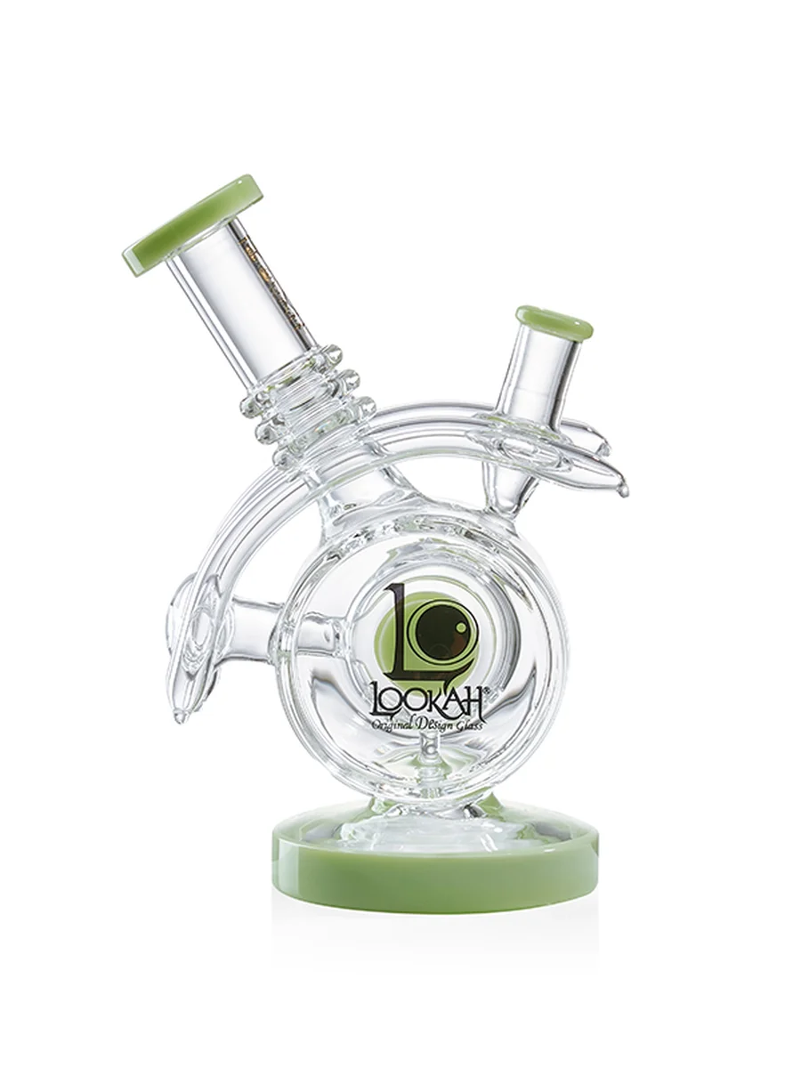 Cute Mini Recycler Dab Rig - Kiwi Green