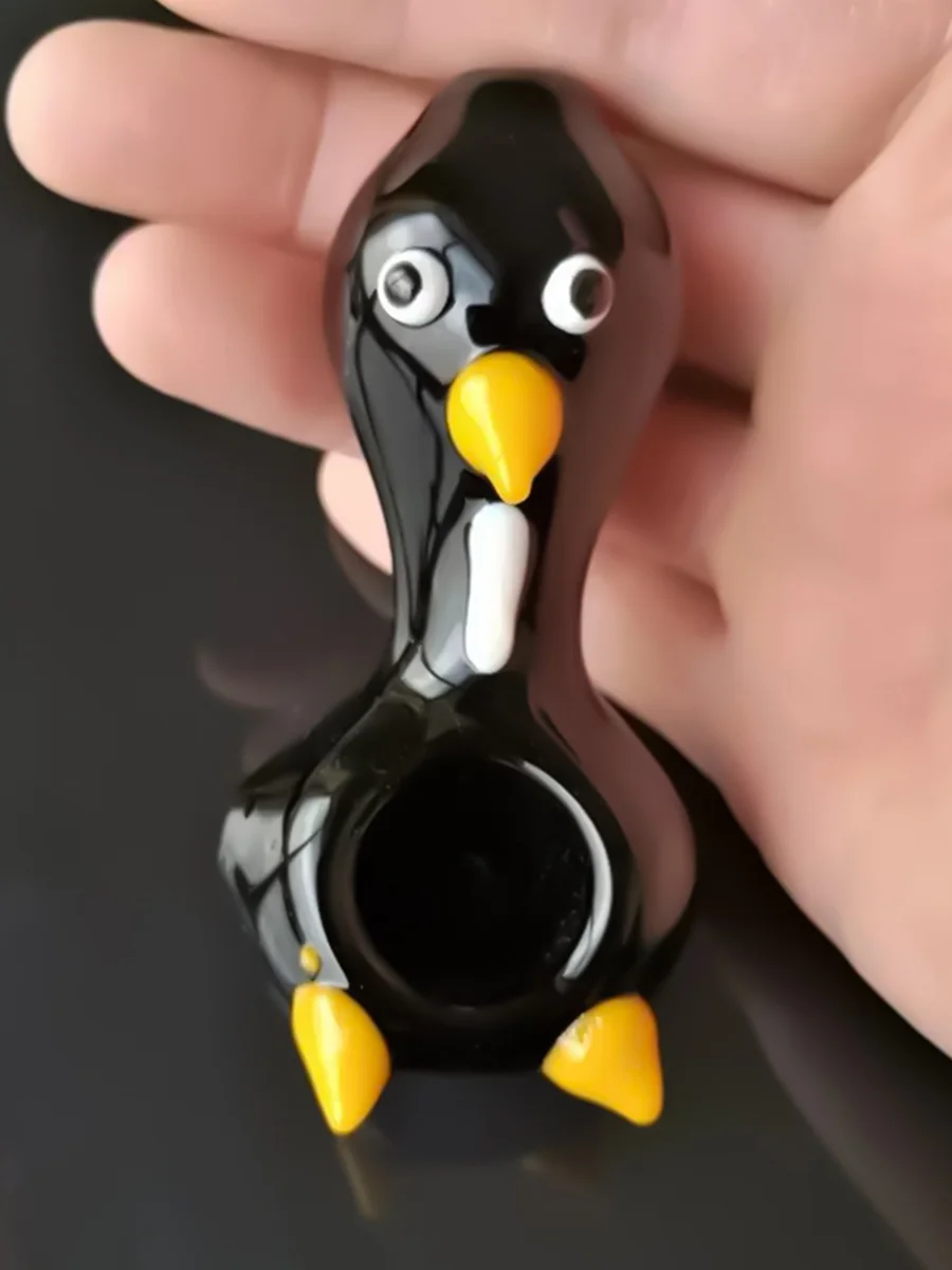 Penguin Glass Pipe