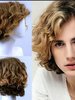 Men&#039;s Short Curly Wig