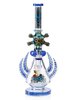 Lookah Bong 14 " Cool Witchy Skull Glass Water Pipe - Blue, Colors: Blue Lookah Bong 14 " Cool Witchy Skull Glass Water Pipe - Blue, Colors: Blue